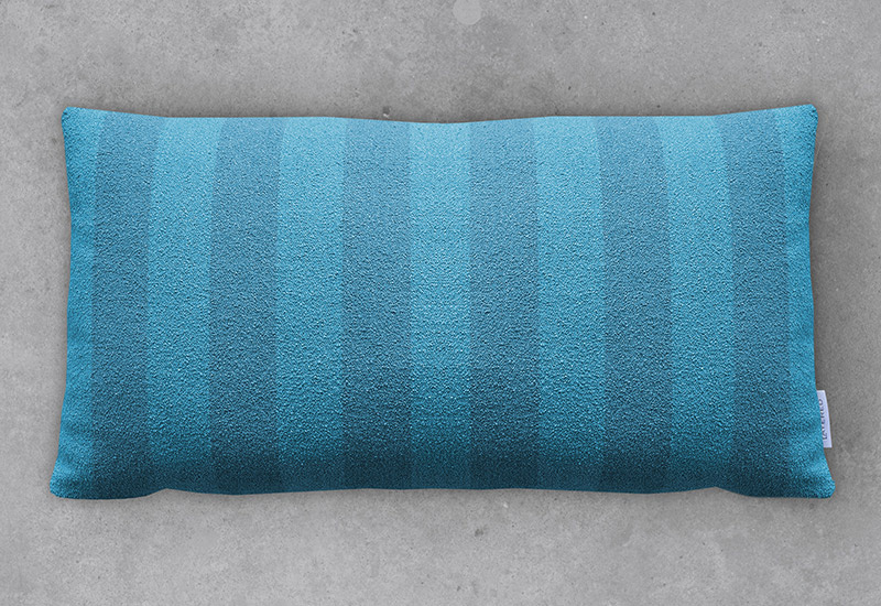 Luca Azur Stripe Cushion in the group Blankets & Cushions / Cushions at Layered (FWLUCAS4060)